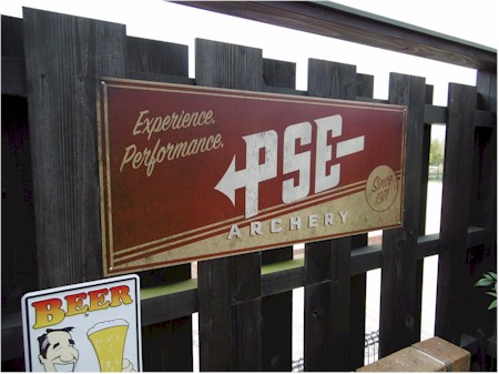 PSE Antique Aluminum Sign